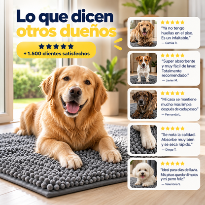 Pata Seca™ | Alfombra Absorbente para Perros