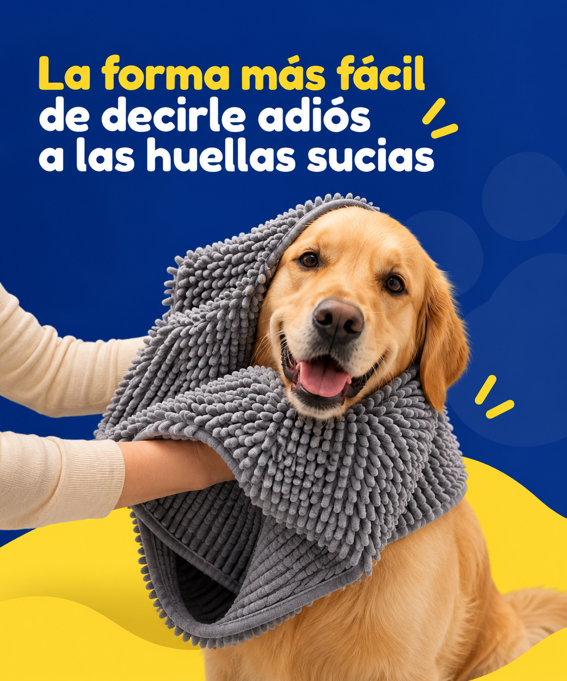 Pata Seca™ | Alfombra Absorbente para Perros